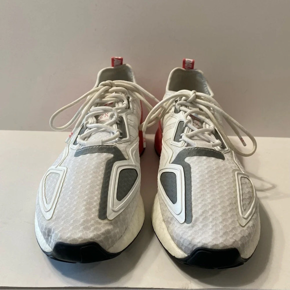 Adidas Women's White & Pink ZX 2K 3 Stripes Boost Lace Up Sneakers Size 10.5 - Picture 5 of 10